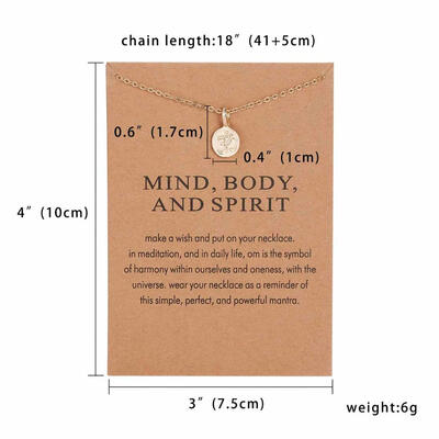 With Card Trendy Necklace Lotus Hollow Pendant Alloy Paper Card Necklace Women Minimalist Clavicle Chain Choker Necklace Gift
With Card Trendy Necklace Lotus Hollow Pendant Alloy Paper Card Necklace Women Minimalist Clavicle Chain Choker Necklace Gift