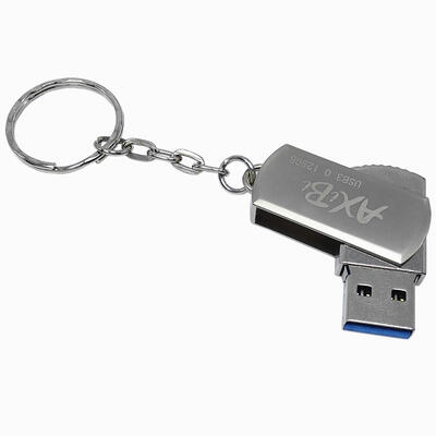 AXiBi Zinc Alloy 128G USB30 Fast Flash Drive