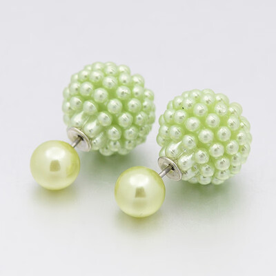 New Fashion Double Faced Acrylic Berry Ball Bead Ear Studs with Iron Pins YellowGreen Ball 8mm & 16mm Pin 08mm
New Fashion Double Faced Acrylic Berry Ball Bead Ear Studs with Iron Pins YellowGreen Ball 8mm & 16mm Pin 08mm