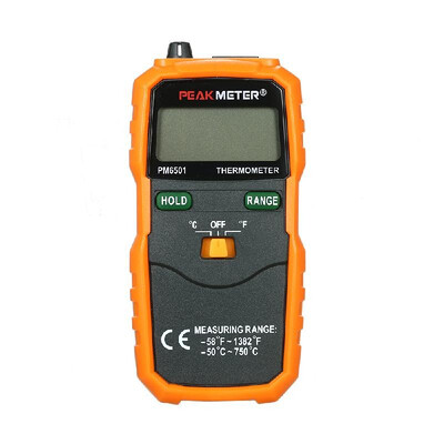 PEAKMETER PM6501 LCD Display Wireless K Type Temperature Meter Thermocouple WData HoldLogging Digital Thermometer
PEAKMETER PM6501 LCD Display Wireless K Type Temperature Meter Thermocouple WData HoldLogging Digital Thermometer
