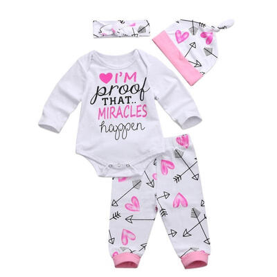 Details about 4x Pink Toddler Newborn Baby Girls RomperPants Miracles Happen Clothes Outfits
Details about 4x Pink Toddler Newborn Baby Girls RomperPants Miracles Happen Clothes Outfits