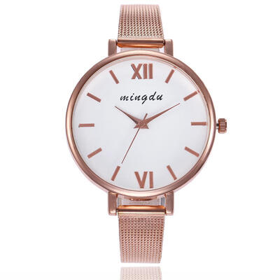 Luxury Women Watch Large Dial Small Rose Gold Mesh Band Stainless Steel Analog Quartz Wristwatch Ladies Fashion Black Watches
Luxury Women Watch Large Dial Small Rose Gold Mesh Band Stainless Steel Analog Quartz Wristwatch Ladies Fashion Black Watches