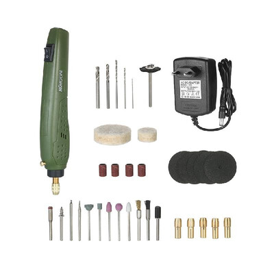 KKmoon Multi-functional Mini Electric Grinder Set Electric Drill Grinding Rotary Tool Kit for Milling Trimming Polishing Engraving
KKmoon Multi-functional Mini Electric Grinder Set Electric Drill Grinding Rotary Tool Kit for Milling Trimming Polishing Engraving