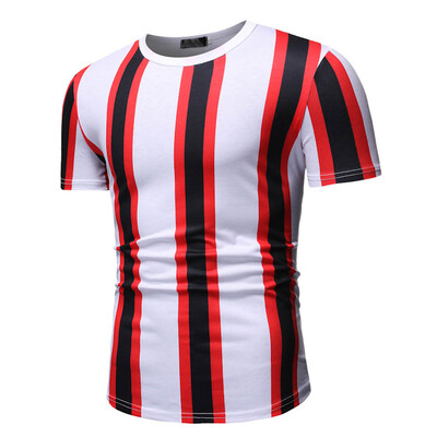 Toponeto Mens Striped Splicing Pattern Casual Fashion Lapel Short Sleeve Shirt
Toponeto Mens Striped Splicing Pattern Casual Fashion Lapel Short Sleeve Shirt