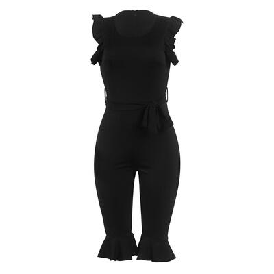 Sexy Ruffle Sleeve Fashion Women One-Piece Romper Bodycon O-Neck Jumpsuit
Sexy Ruffle Sleeve Fashion Women One-Piece Romper Bodycon O-Neck Jumpsuit