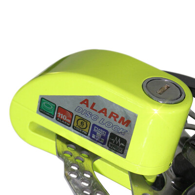 IZTOSS waterproof disc brake lock alarm motorcycle lock anti-theft lock anti-theft disc lock mountain bike lock fluorescent green
IZTOSS waterproof disc brake lock alarm motorcycle lock anti-theft lock anti-theft disc lock mountain bike lock fluorescent green