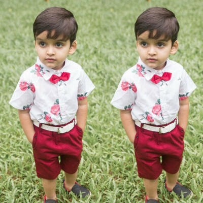 3PCS Kids Toddler Baby Boy Tie T-shirt TopsPants Belt Gentleman Outfits Suits
3PCS Kids Toddler Baby Boy Tie T-shirt TopsPants Belt Gentleman Outfits Suits
