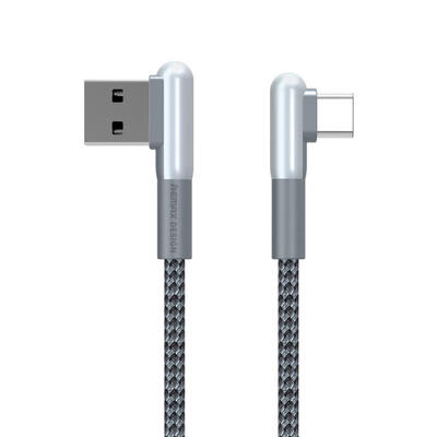 REMAX 90 Degree Elbow USB To Type-C Lightning 3A Charging Data Cable Line For Phones-Lightning
REMAX 90 Degree Elbow USB To Type-C Lightning 3A Charging Data Cable Line For Phones-Lightning