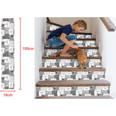 〖Follure〗3D Simulation Stair Stickers Waterproof Wall Stickers DIY Home Decor