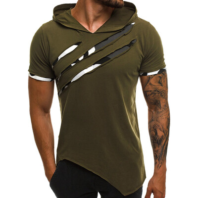 Toponeto Mens Summer Casual Patchwork Slim Short Sleeve Hooded T Shirt Top Blouse
Toponeto Mens Summer Casual Patchwork Slim Short Sleeve Hooded T Shirt Top Blouse
