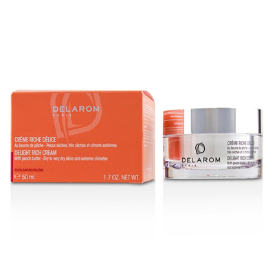 DELAROM - Delight Rich Cream - For Dry to Very Dry Skins & Extreme Climates 50ml17oz
DELAROM - Delight Rich Cream - For Dry to Very Dry Skins & Extreme Climates 50ml17oz