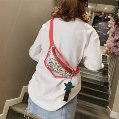 Tailored Womens Fashion Solid Color Stars Shoulder Bag Transparent Diagonal Package
Tailored Womens Fashion Solid Color Stars Shoulder Bag Transparent Diagonal Package