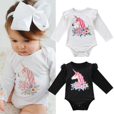 Cute Infant Baby Girls Long Sleeve Unicorn Romper Bodysuit Jumpsuit Outfits Set Fashion
Cute Infant Baby Girls Long Sleeve Unicorn Romper Bodysuit Jumpsuit Outfits Set Fashion