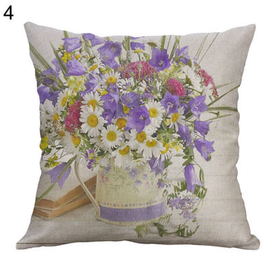 Linen Rose Peony Tulip Flower Pillow Case Cushion Cover Sofa Bed Car Cafe Decor
Linen Rose Peony Tulip Flower Pillow Case Cushion Cover Sofa Bed Car Cafe Decor