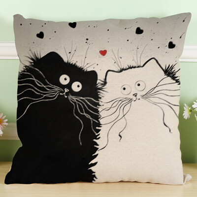 〖Follure〗Vintage Cat Dog Cotton Pillow Case Sofa Waist Throw Cushion Cover Home Decor A
〖Follure〗Vintage Cat Dog Cotton Pillow Case Sofa Waist Throw Cushion Cover Home Decor A