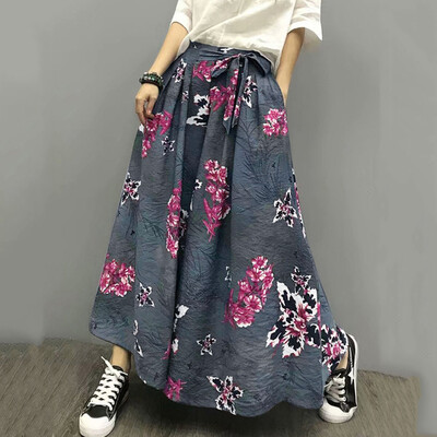 Tailored Fashion Women Bow Lace Up Bandage Floral Print Casual Loose Wide Leg Pants 
Tailored Fashion Women Bow Lace Up Bandage Floral Print Casual Loose Wide Leg Pants