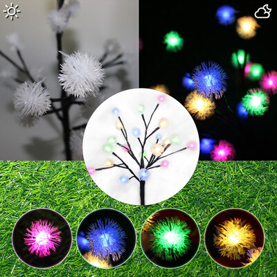 Siaonvr LED Solar Power Tree Light Garden Outdoor Yard Lawn Landscape Lamp Decor