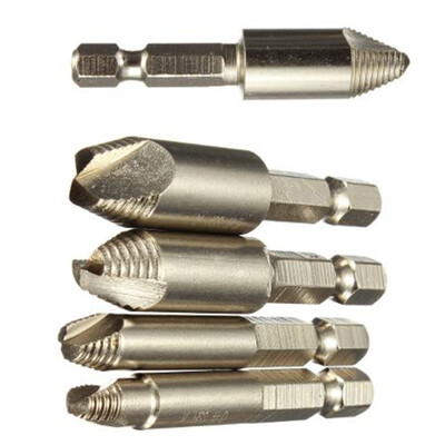 5pcsSet Remover Drill Tool Set Screw Puller Speed 14 Hex Shank High Quality
5pcsSet Remover Drill Tool Set Screw Puller Speed 14 Hex Shank High Quality
