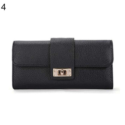 Women Fashion Faux Leather Trifold Wallet Clutch Phone Card Holder Long Purse 
Women Fashion Faux Leather Trifold Wallet Clutch Phone Card Holder Long Purse