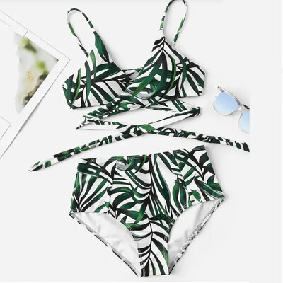 Roseonmyhand Women Bikini Set Print Padded Swimwear High Waist Bathing Swimsuit Beachwear
Roseonmyhand Women Bikini Set Print Padded Swimwear High Waist Bathing Swimsuit Beachwear