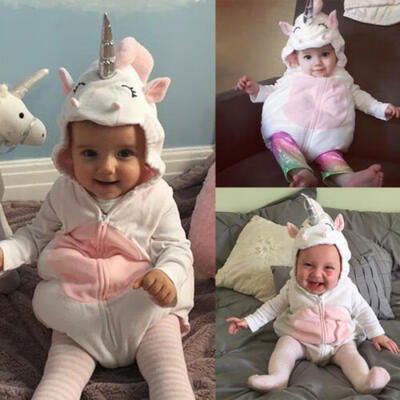 Costume Newborn Baby Girls Unicorn Romper Jumpsuit Jumper Outfits Hooded Clothes
Costume Newborn Baby Girls Unicorn Romper Jumpsuit Jumper Outfits Hooded Clothes