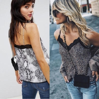 Sexy V Neck Leopard Print Camisole Tank Vest Blouse Lace Cami Crop Tops for Women Lady
Sexy V Neck Leopard Print Camisole Tank Vest Blouse Lace Cami Crop Tops for Women Lady