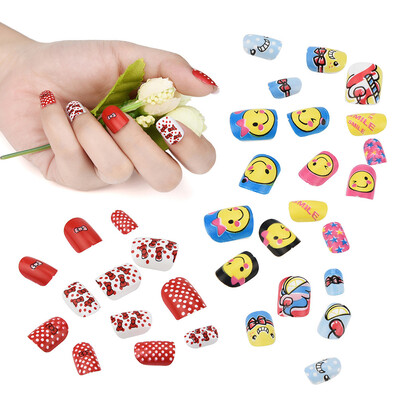 Toponeto 24Pcs Kids Press-on False Nails Cartoon Pattern Full Nail Pre-glue for Children
Toponeto 24Pcs Kids Press-on False Nails Cartoon Pattern Full Nail Pre-glue for Children