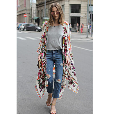 New Women Chiffon Kimono Cardigan Floral Leopard Print Asymmetric Boho Loose Outerwear Beachwear Bikini Cover Up
New Women Chiffon Kimono Cardigan Floral Leopard Print Asymmetric Boho Loose Outerwear Beachwear Bikini Cover Up