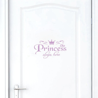 JPGIF Princess Home Decor Wall Sticker Decal Bedroom Door Vinyl Art Mural