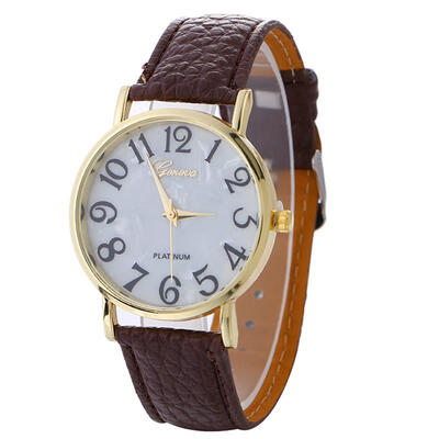 New Fashion Women Casual Watch Leather Band Stainless Steel Analog Quartz Wristwatch Woman Female Lady Watches Green