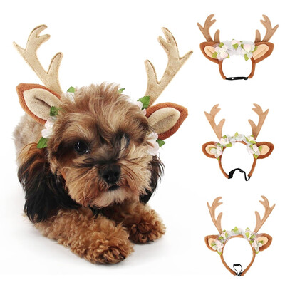 Dog Cat Christmas Reindeer Antlers Horns Headband Halloween Easter Party Hats Costume Cosplay
Dog Cat Christmas Reindeer Antlers Horns Headband Halloween Easter Party Hats Costume Cosplay