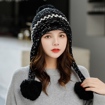 Hood Warm Woman Fleece Thickened Knitted Cap Neck Cap Autumn&Winter Wool Cap Tri-wool Ball Ear Protector Neck Cap
Hood Warm Woman Fleece Thickened Knitted Cap Neck Cap Autumn&Winter Wool Cap Tri-wool Ball Ear Protector Neck Cap