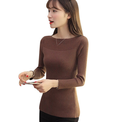 Womens Sweater Sexy Casual Solid Sweaters Autumn Slash Neck Long Sleeve Tops Jumper Wild Fashion Sweaters
Womens Sweater Sexy Casual Solid Sweaters Autumn Slash Neck Long Sleeve Tops Jumper Wild Fashion Sweaters