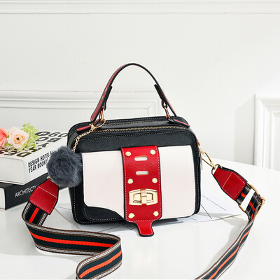 Womens new wave contrast color small square bag diagonal leisure box handbag shoulder Joker ins womens bag
Womens new wave contrast color small square bag diagonal leisure box handbag shoulder Joker ins womens bag