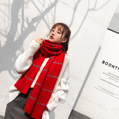 Korean version of the new imitation cashmere striped monochrome scarf female autumn&winter students warm collar solid color thick shawl
Korean version of the new imitation cashmere striped monochrome scarf female autumn&winter students warm collar solid color thick shawl