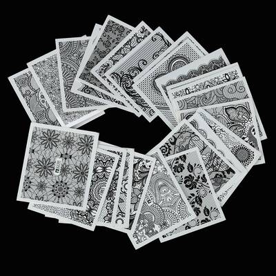 〖Follure〗24 Sheets Full Water Transfer Nail Art Decoration Stickers Decals Black Lace
〖Follure〗24 Sheets Full Water Transfer Nail Art Decoration Stickers Decals Black Lace