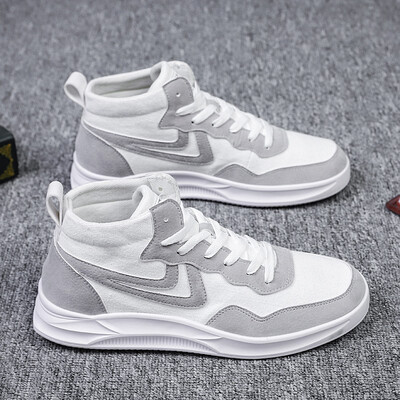 2019 new autumn mens shoes trend sports casual white shoes high to help canvas tide shoes mens wild white shoes
2019 new autumn mens shoes trend sports casual white shoes high to help canvas tide shoes mens wild white shoes