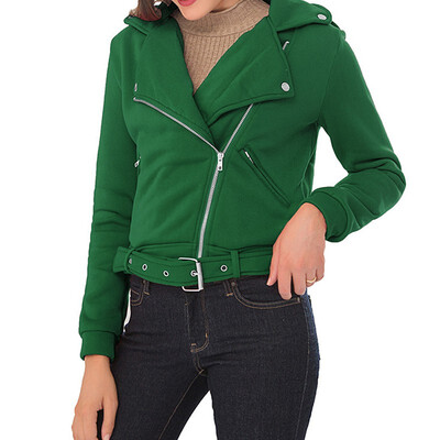 Women Basic Black Jacket Turn Down Collar Slim Fit Suede Slanted Zipper Coat Jacket Suede Bomber Autumn Female Outwear
Women Basic Black Jacket Turn Down Collar Slim Fit Suede Slanted Zipper Coat Jacket Suede Bomber Autumn Female Outwear