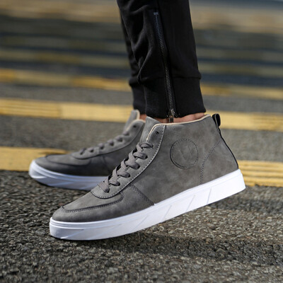 High-top mens canvas shoes Martin boots mens boots Gaobang board shoes trend casual shoes
High-top mens canvas shoes Martin boots mens boots Gaobang board shoes trend casual shoes
