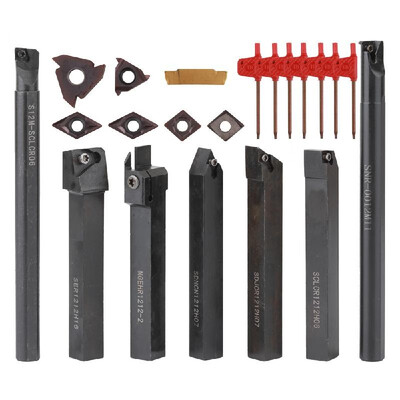 12mm Multifunctional Shank Lathe Turning Tool Holder Boring Bar With Solid Carbide Insert Wrench
12mm Multifunctional Shank Lathe Turning Tool Holder Boring Bar With Solid Carbide Insert Wrench