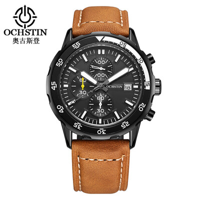 Augustus multi-function mens watch three eyes six-pin quartz watch business casual belt mens sports waterproof
Augustus multi-function mens watch three eyes six-pin quartz watch business casual belt mens sports waterproof