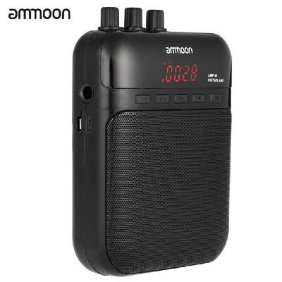 ammoon AMP -01 5W Guitar Amp Recorder Speaker TF Card Slot Compact Portable Multifunction
ammoon AMP -01 5W Guitar Amp Recorder Speaker TF Card Slot Compact Portable Multifunction