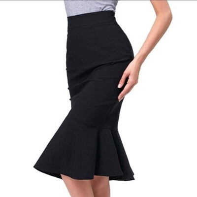 Autumn And Winter Women Wrapped Pencil Skirt Solid Color Slim Fit Work
Autumn And Winter Women Wrapped Pencil Skirt Solid Color Slim Fit Work
