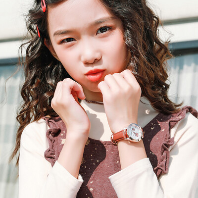 Childrens watch girl waterproof junior high school students primary school luminous cute girls girls female models Korean ve
Childrens watch girl waterproof junior high school students primary school luminous cute girls girls female models Korean ve