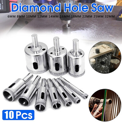 Diamond Drill Bits Glass&Tile Hollow Core Drill Bits Extractor Remover Tools Hole Saws
Diamond Drill Bits Glass&Tile Hollow Core Drill Bits Extractor Remover Tools Hole Saws