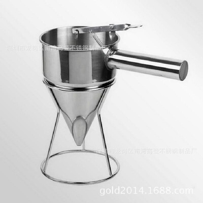 Stainless steel conical frame funnel octopus pellets oil bucket with bracket syrup dispenser cake shop
Stainless steel conical frame funnel octopus pellets oil bucket with bracket syrup dispenser cake shop