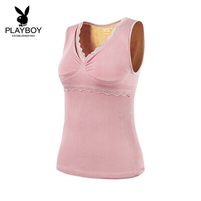 Playboy PLAYBOY Womens warm body vest plus velvet thickening Slim cold sleeveless warm vest female middle-aged single-piece shirt autumn&winter pearl powder code
Playboy PLAYBOY Womens warm body vest plus velvet thickening Slim cold sleeveless warm vest female middle-aged single-piece shirt autumn&winter pearl powder code