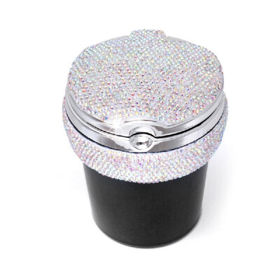 Bling Car Ashtray Crystal Diamond Portable Smokeless Stand Cylinder Cup Holder with Cool Blue Led Light Indicator
Bling Car Ashtray Crystal Diamond Portable Smokeless Stand Cylinder Cup Holder with Cool Blue Led Light Indicator