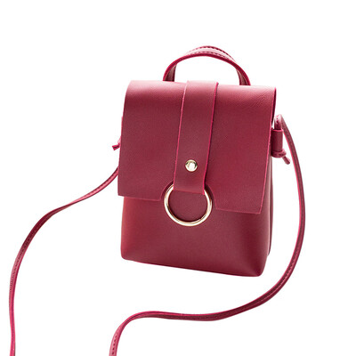 Tailored Women Solid Color Cover Ring Crossbody Bag Messenger Bag Coin Phone Bag Black
Tailored Women Solid Color Cover Ring Crossbody Bag Messenger Bag Coin Phone Bag Black
