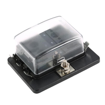 6 Way Mini Blade Fuse Box Holder APM ATM 5A 10A 25A for Car Boat Marine Trike 12V 24V
6 Way Mini Blade Fuse Box Holder APM ATM 5A 10A 25A for Car Boat Marine Trike 12V 24V
